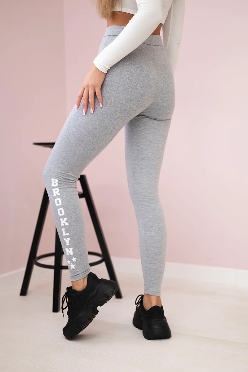 Dámske legíny Brooklyn sivé