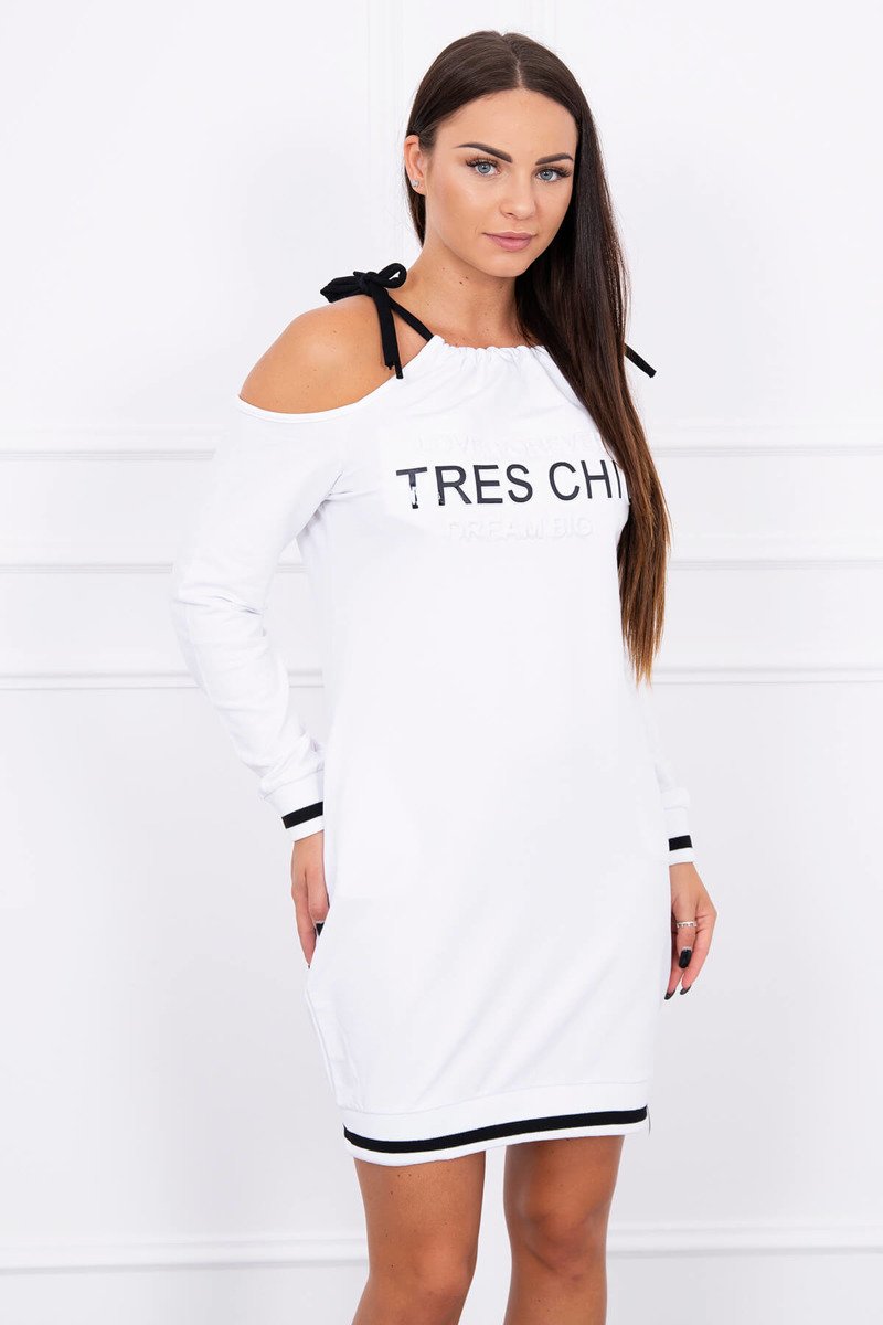 Šaty športové Tress Chic biele